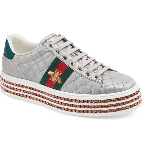 gucci trainers women's platform|Gucci chunky trainers.